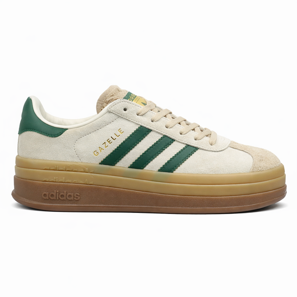 WMN adidas Originals Beige Gazelle Bold Sneakers TOP BATCH UA