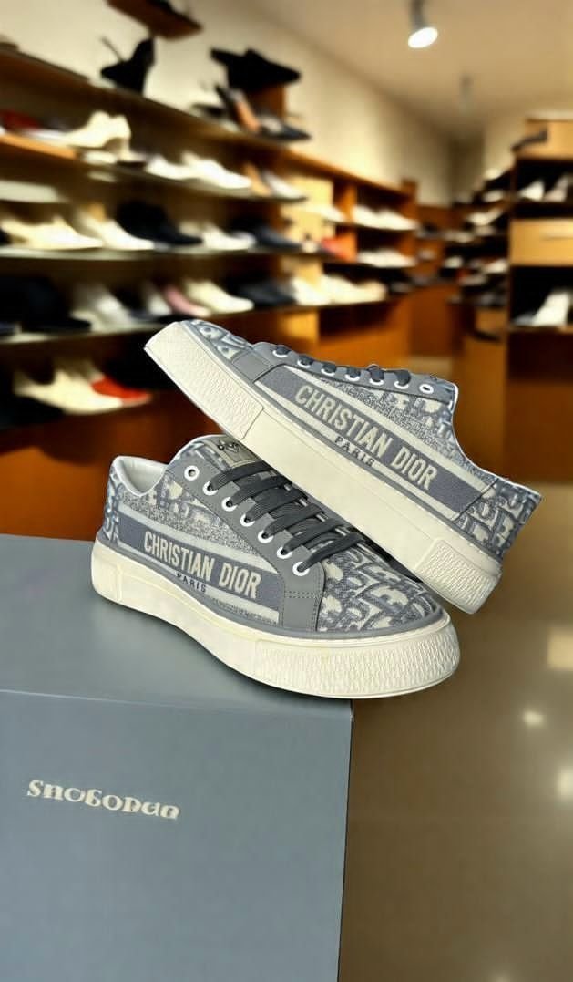 Dior Canvas Low Sneakers - Image 5