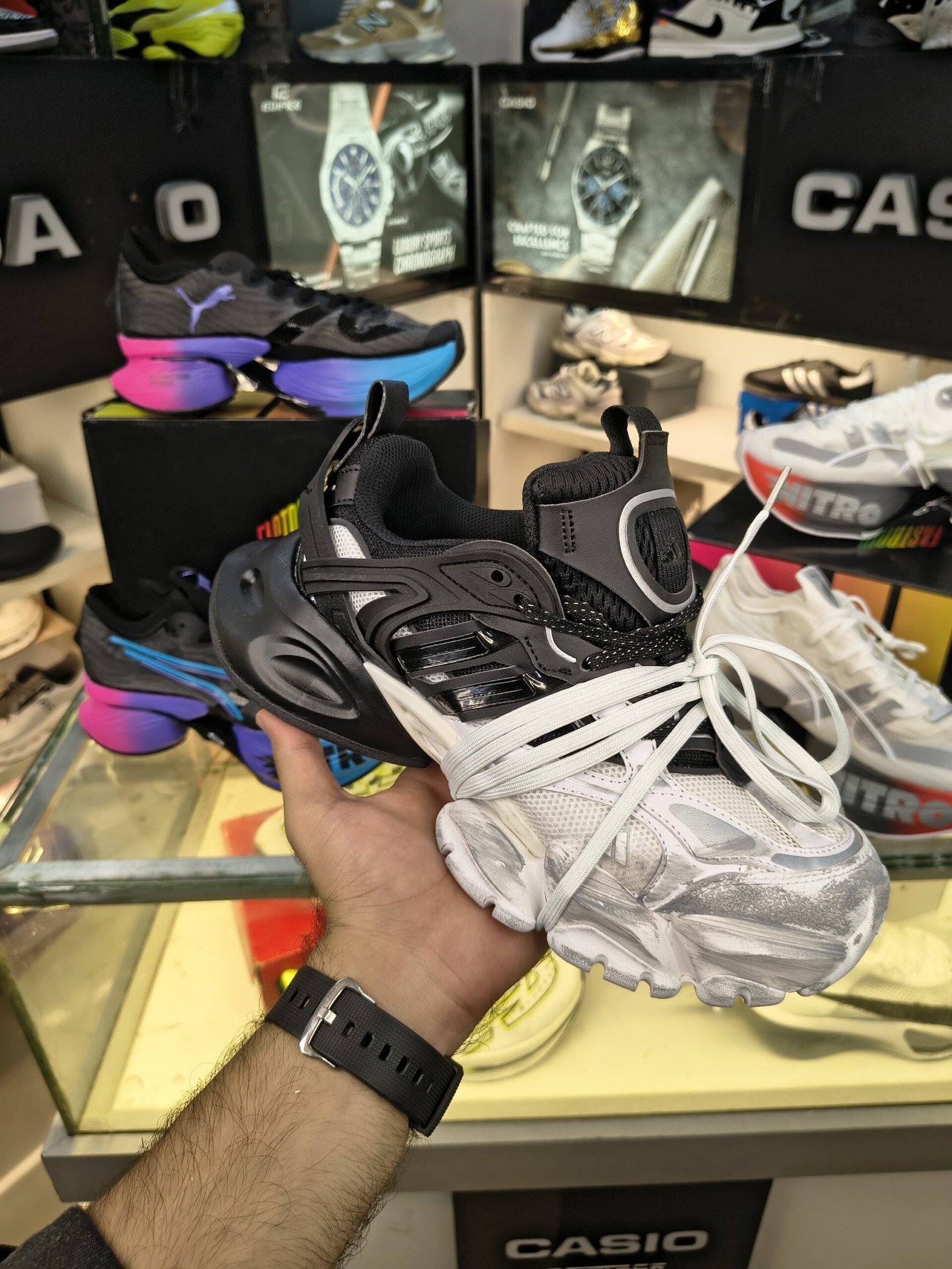 Adidass Xlg Runner Deluxe White Black - Image 6