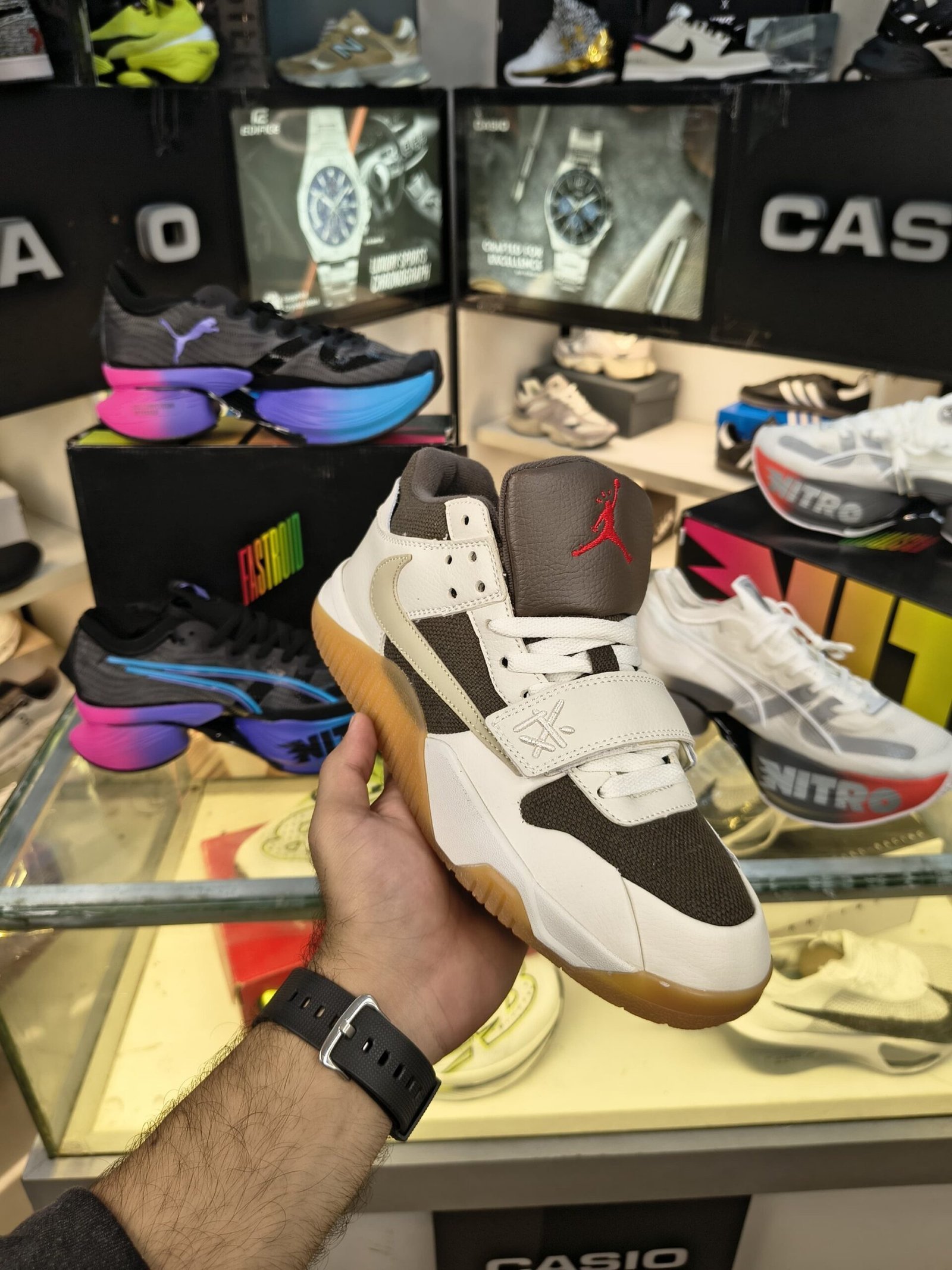 Nikee Air Jordan Travis Scott x Jordan Jumpman jack Sail