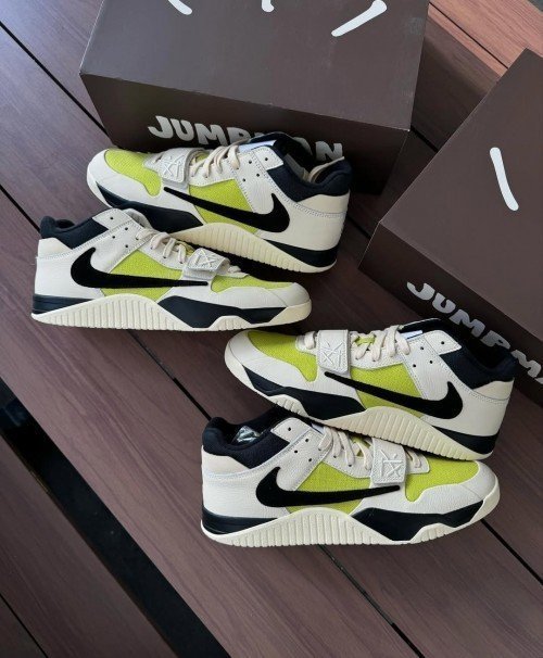 travis scott x jordan jumpman jack trainer bright cactus - Image 3
