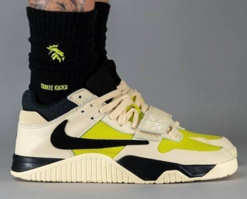 travis scott x jordan jumpman jack trainer bright cactus - Image 4