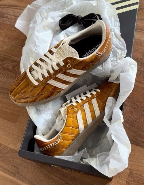 adidass samba x wales bonner Brown Croc - Image 6