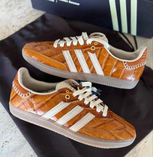 adidass samba x wales bonner Brown Croc - Image 5