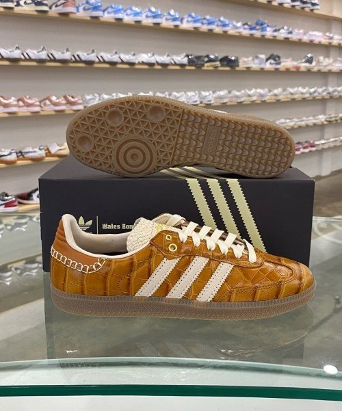 adidass samba x wales bonner Brown Croc