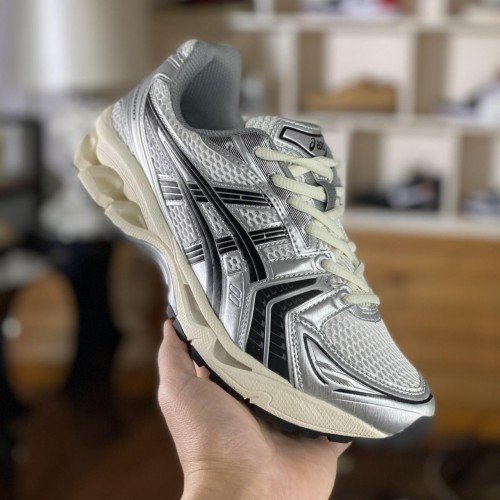 gel kayano 14 x jjjjound metallic silver black - Image 2