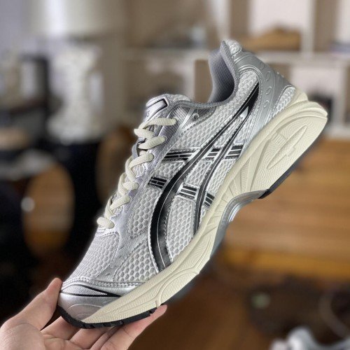 gel kayano 14 x jjjjound metallic silver black - Image 3