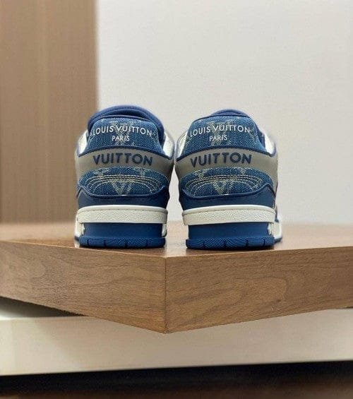 *Louis Vuitton Trainer "Denim-Blue" (1st Time In India & With OG Box Packing) - Image 2