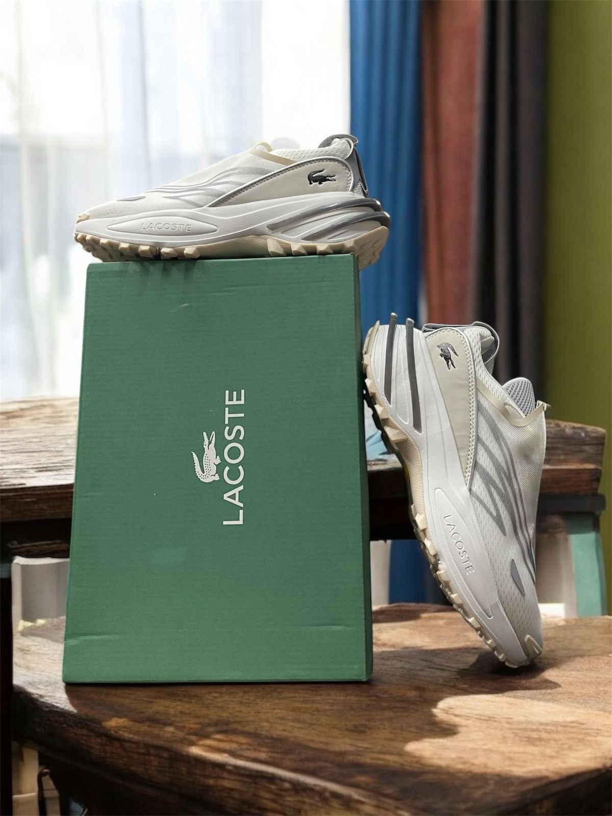 *Lacoste Audyssor "Trail Black-White"(1st Time In India & With OG Box Packing)* - Image 5