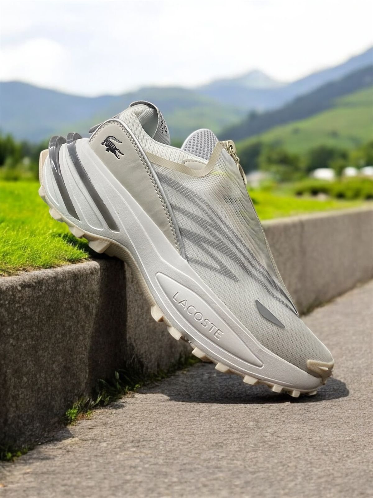 *Lacoste Audyssor "Trail Black-White"(1st Time In India & With OG Box Packing)* - Image 2