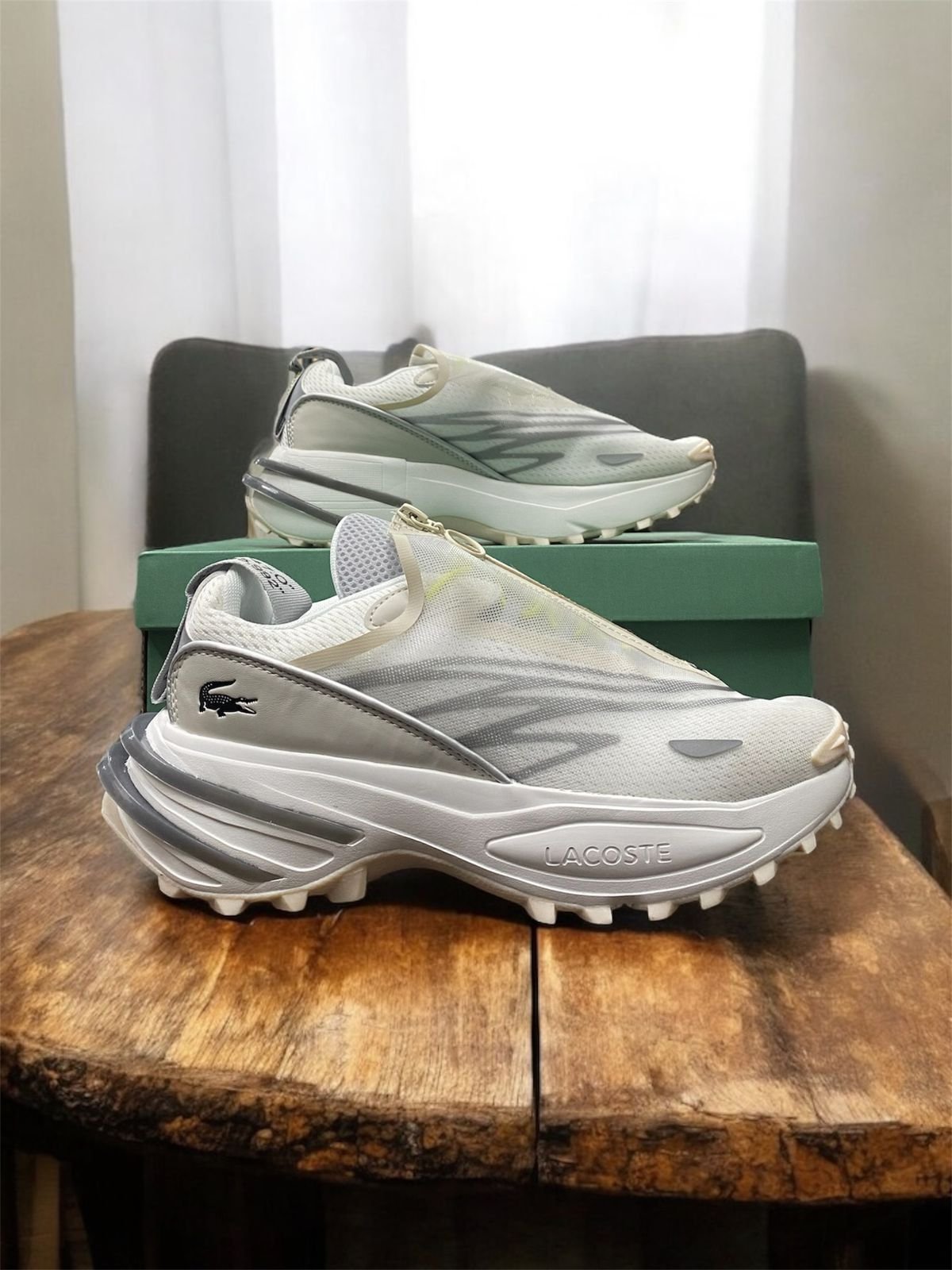 *Lacoste Audyssor "Trail Black-White"(1st Time In India & With OG Box Packing)* - Image 6