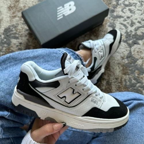 NEWW BALANCE 550 BLACK WHITE 2025 - Image 3