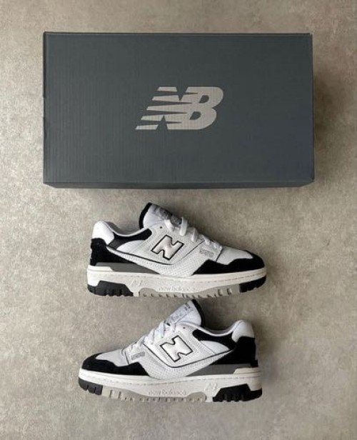NEWW BALANCE 550 BLACK WHITE 2025 - Image 4