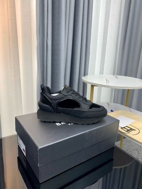 BALMAINN RACER LOW TOP BLACK SNEAKER PREMIUM