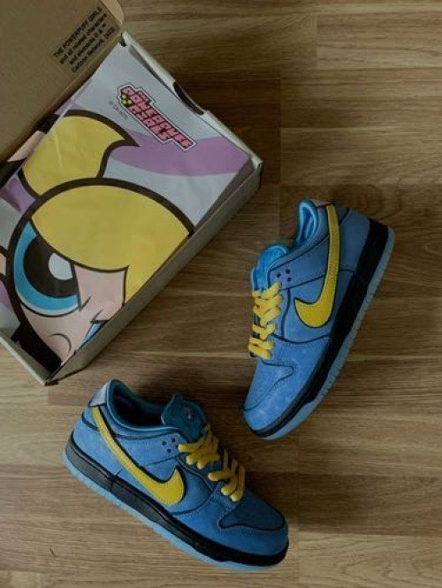 NIKEE SB DUNK LOW THE POWER PUFF BUBBLES