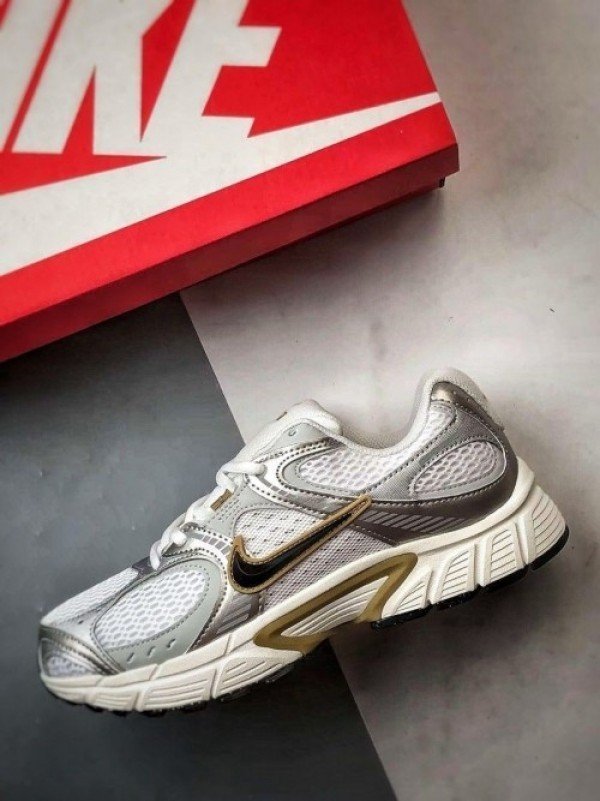 Nik e V5 RNR Parachute Beige Metallic Pewter - Image 4