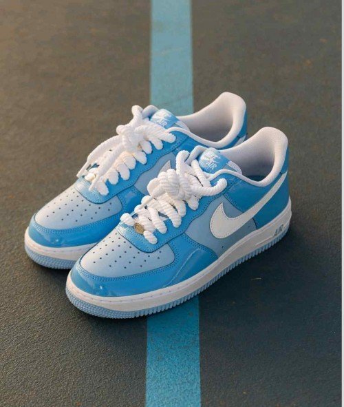 Nik_e Airforce 1 Low 07 Physics Patent Blue 179 - Image 3