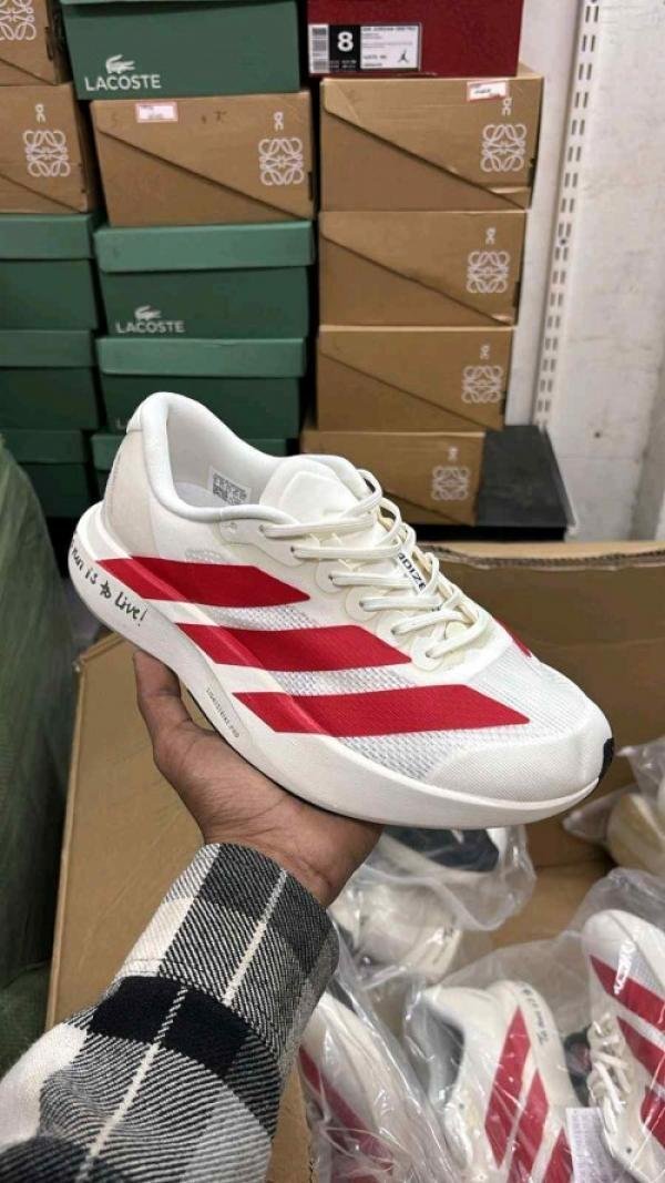 Adizero Evo SL To Run Is To Live White Scarlet - Image 3