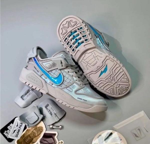 RTFKT_X_Ni ke_Dunk Genesis Grey Blue - Image 3