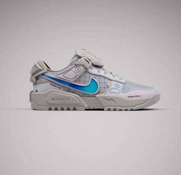 RTFKT_X_Ni ke_Dunk Genesis Grey Blue - Image 2