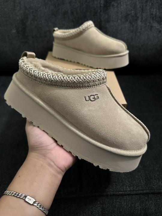 UGG W Tasman Beige Suede Slipper For Her
