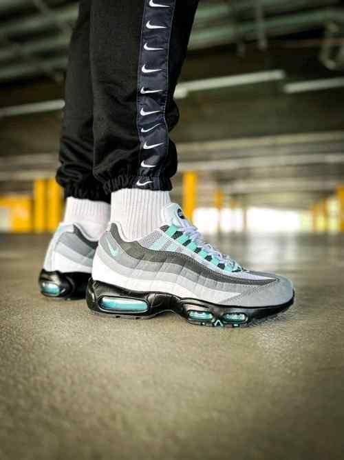 Nikee Airmax 95 Hyper Turquoise Fix 566 - Image 4