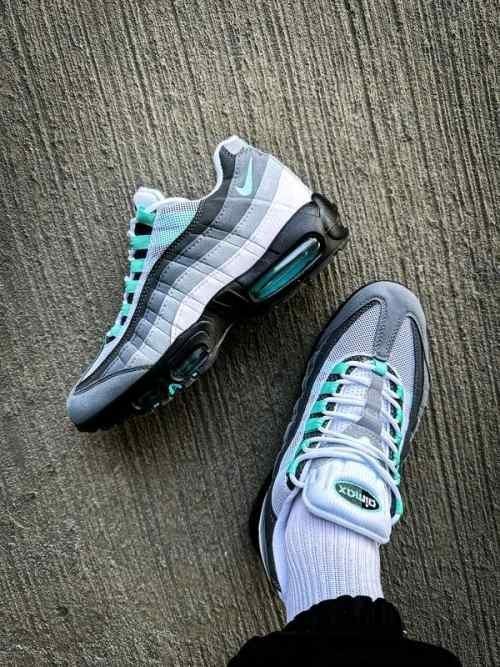 Nikee Airmax 95 Hyper Turquoise Fix 566 - Image 3