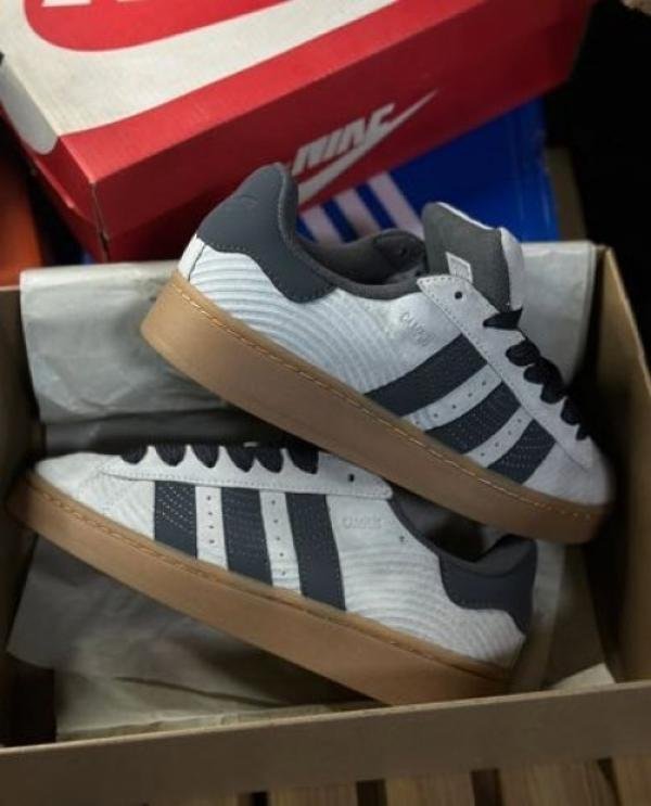 Addidas campus 00s ash silver grey - Image 5