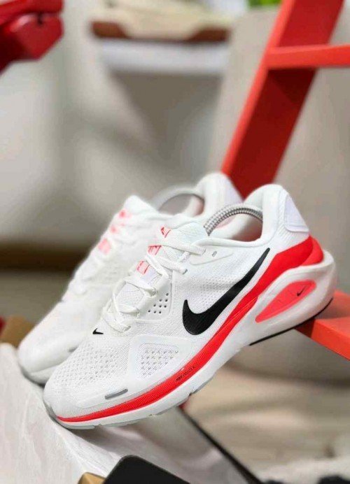 Nikee Running Structure 26 trainers White orange - Image 3