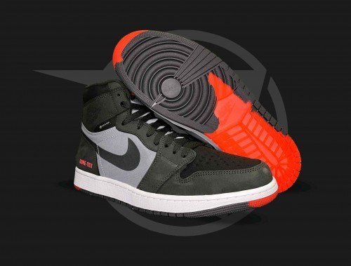 Nikee AIR JORDAN 1 ELEMENT GORE-TEX BLACKINFRARED - Image 2