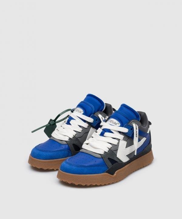 OFF-WHITE MIDTOP SPONGE SNEAKERS MADE OF LEATHER - Image 4