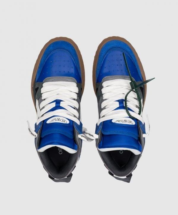 OFF-WHITE MIDTOP SPONGE SNEAKERS MADE OF LEATHER - Image 2