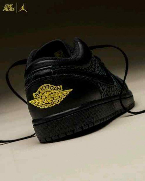 Nikee Air Jordan 1 Low SE Black Anthracite Tour Yellow 427 - Image 7