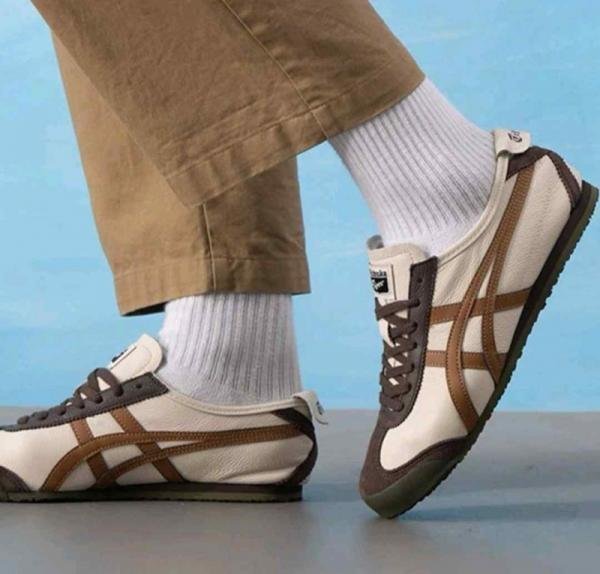 ONITSUKA TIGER MEXICO 66 OATMEAL BROWN - Image 3