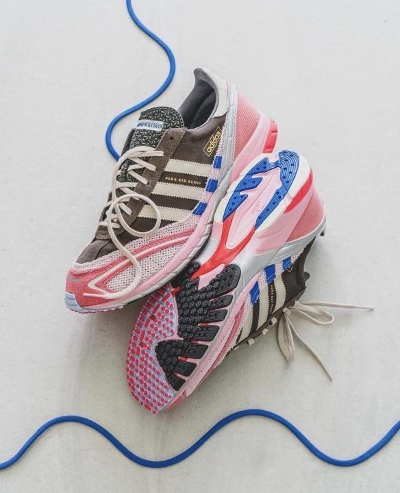 Bad bunny x adida s para adizero SL72 brown clear pink