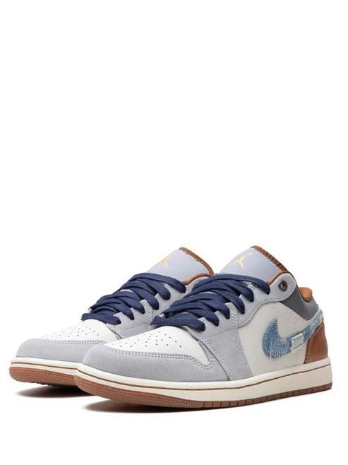 Jordan 1 Low ce phantom repaired denim swoosh - Image 4