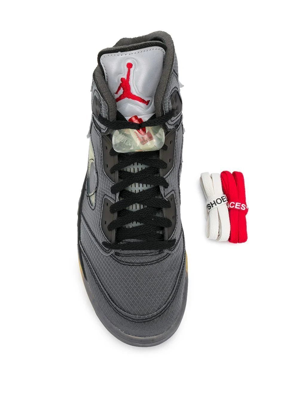 Jordan Retro 5 Off White Black Muslin - Image 3