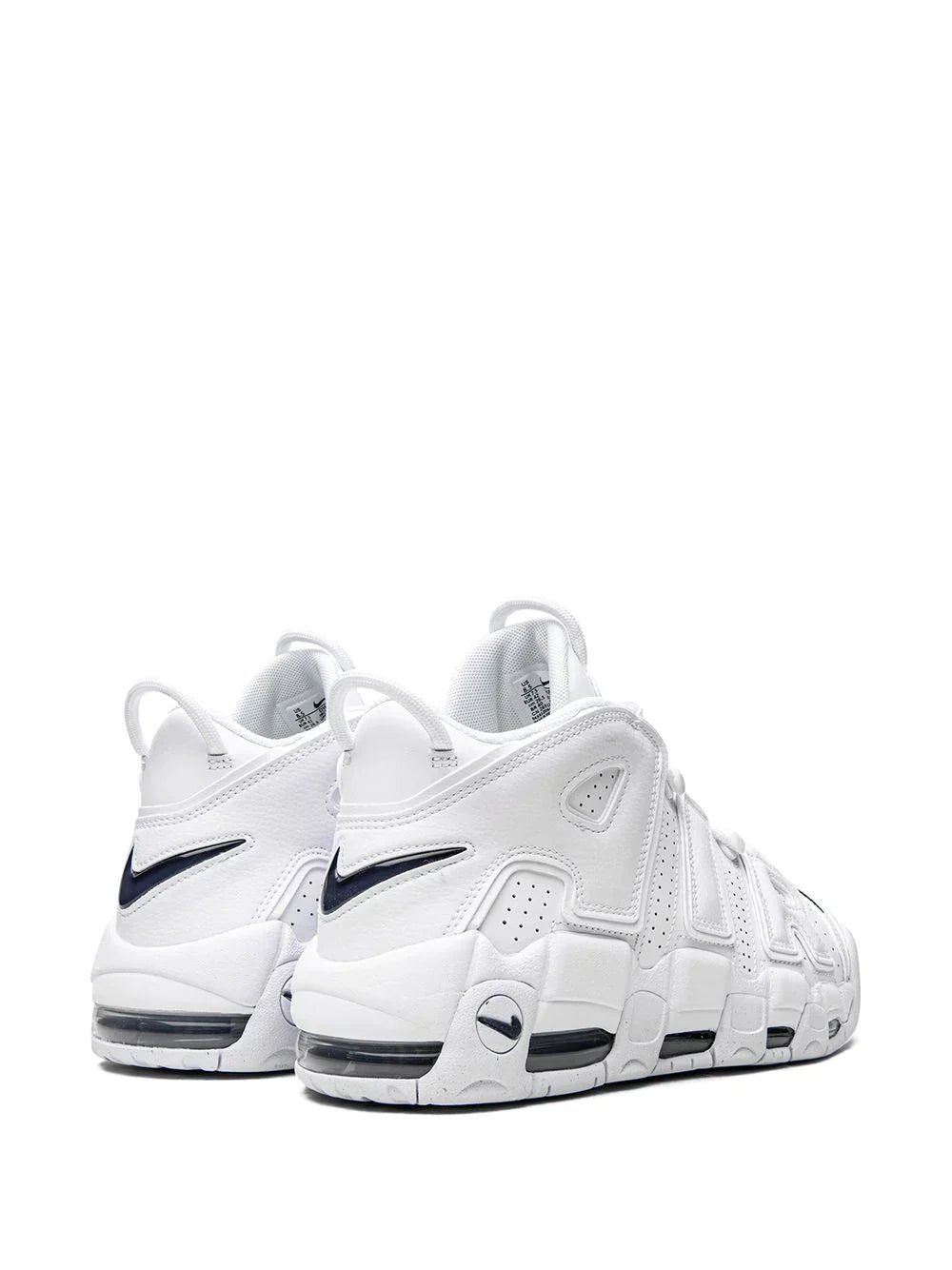 Nike Air more uptempo white on white - Image 3