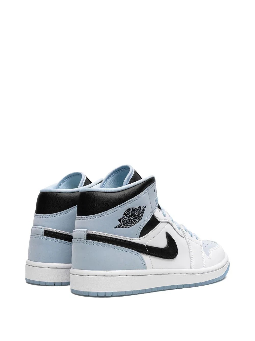 jordan retro 1 mid WHITE ICE BLUE - Image 4