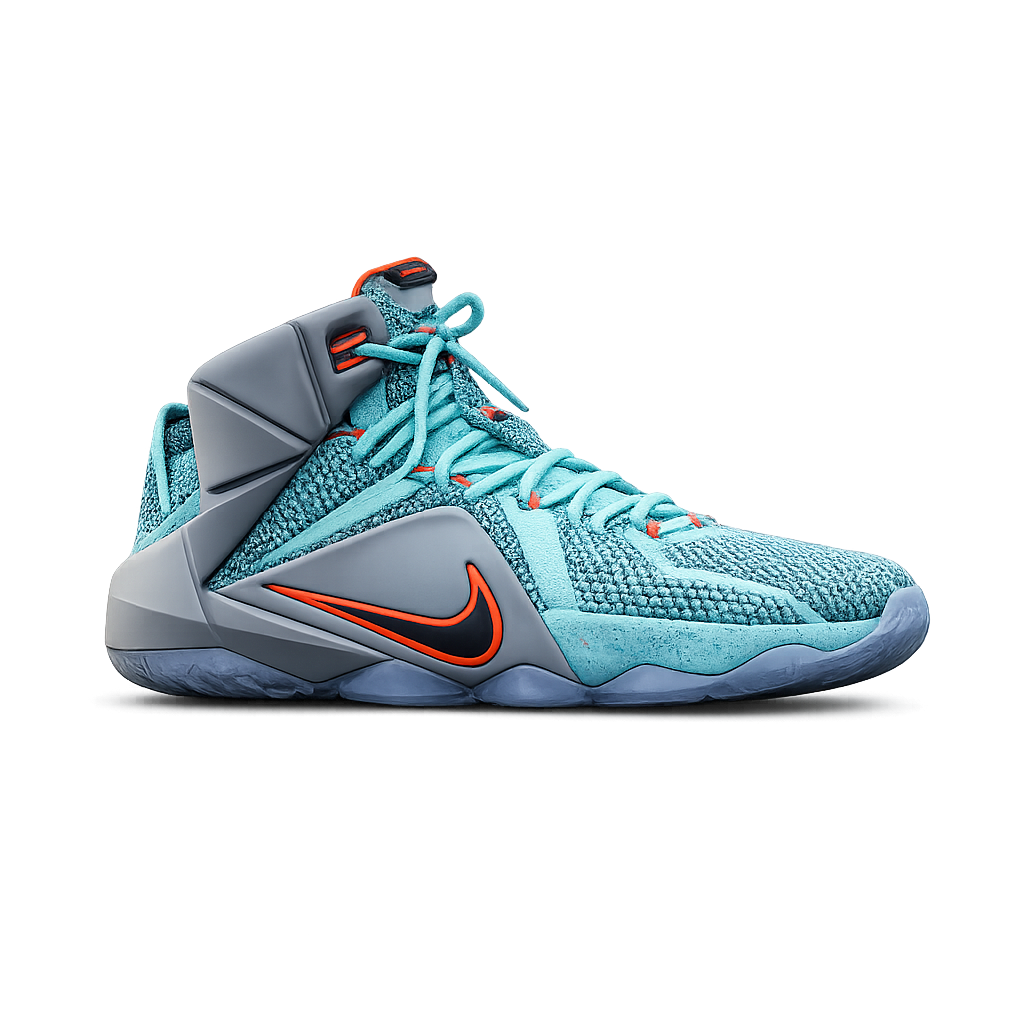 Nike Lebron 12 NSRL Teal Grey TOP BATCH UA