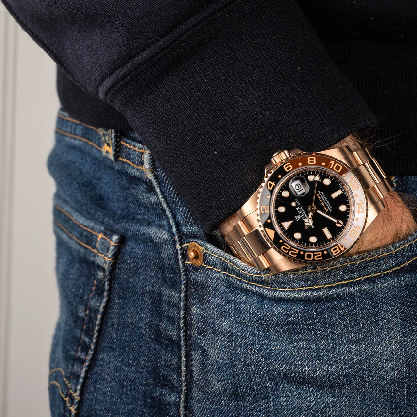 GMT-Master II Everose gold and Black dial. - Image 5
