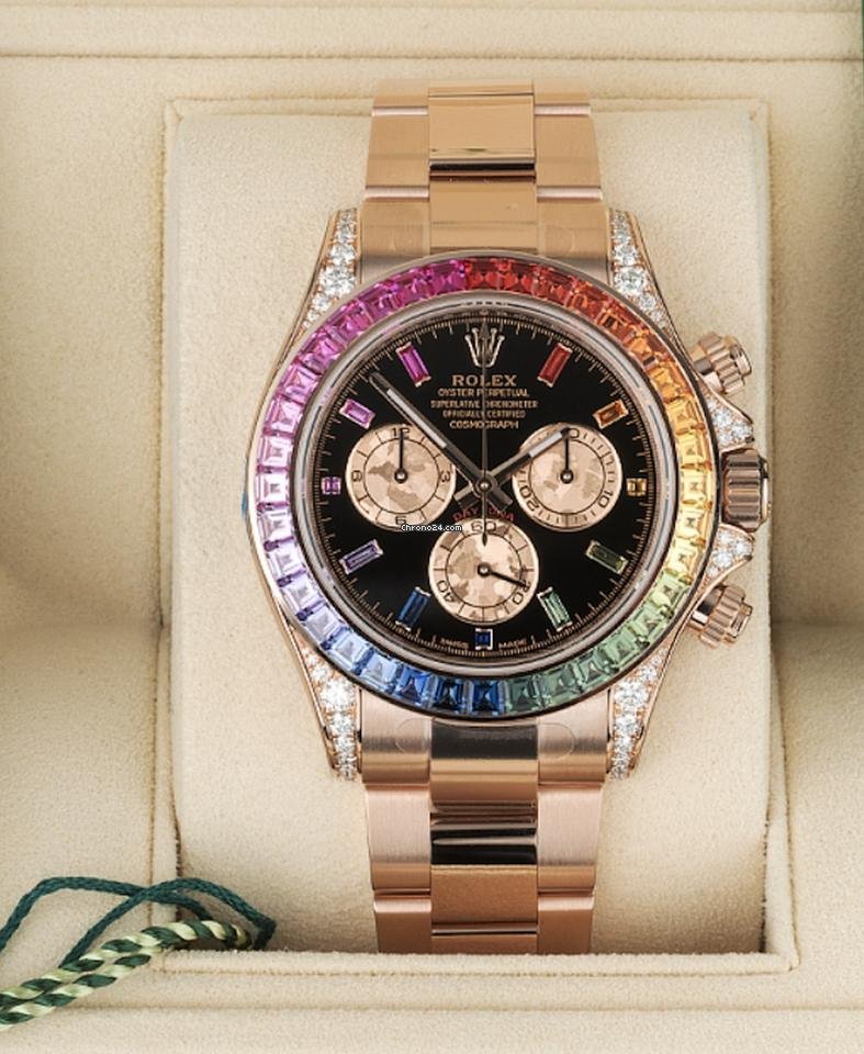 rolex rainbow daytona rose gold - Image 3