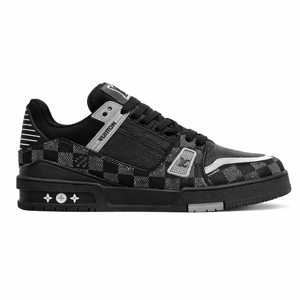 Louis Vuitton LV Trainer Black Grey TOP BATCH UA