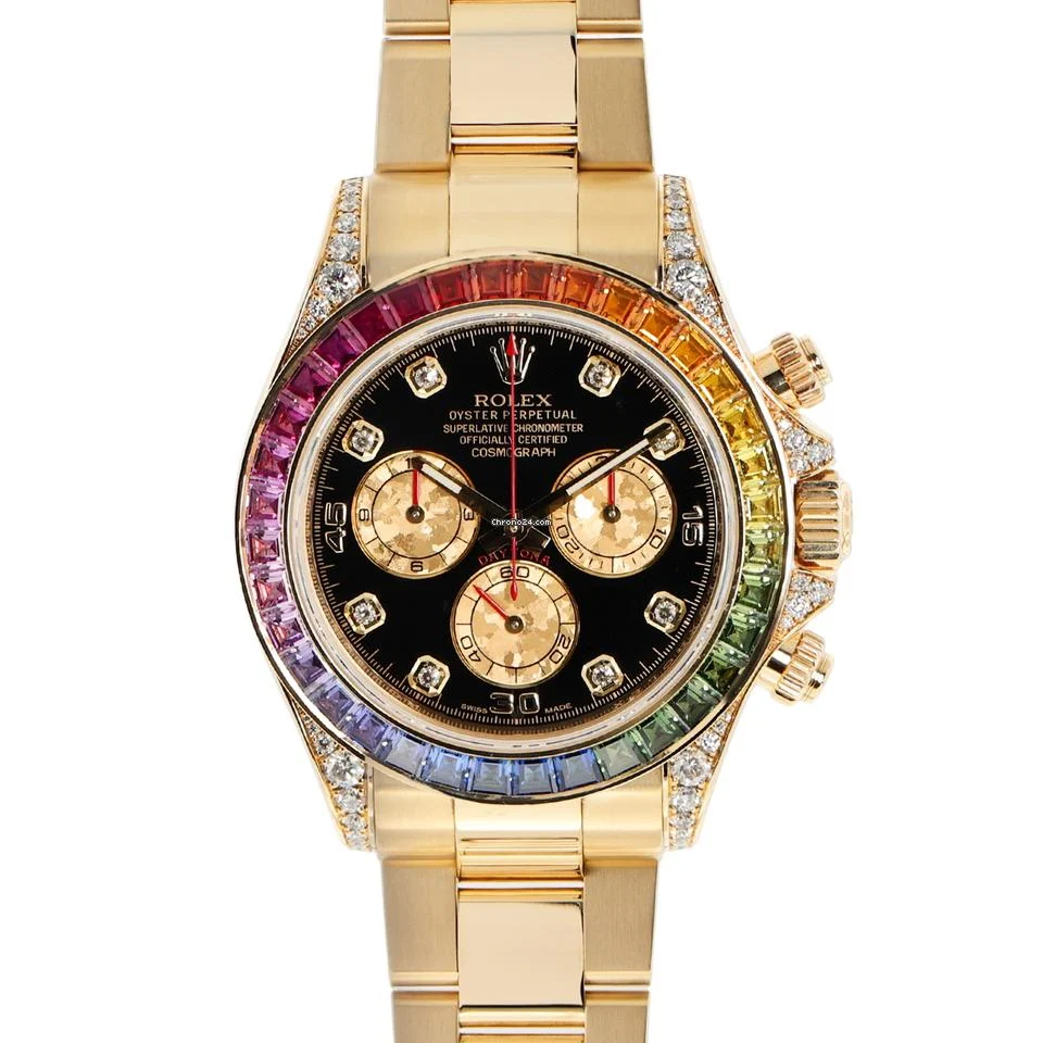 rolex rainbow daytona gold - Image 6