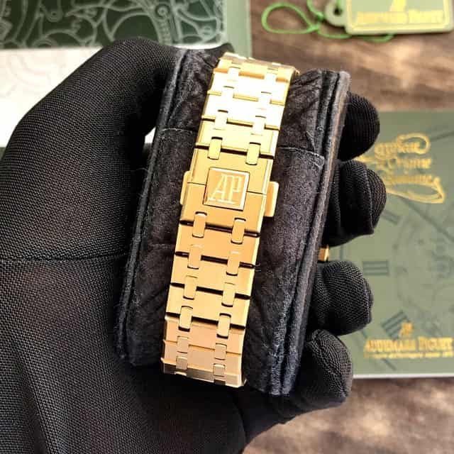 Audemars Piguet Royal Oak Double Balance Wheel Open worked yellow gold Skeleton Dial Automatic Mens Watch - Image 5