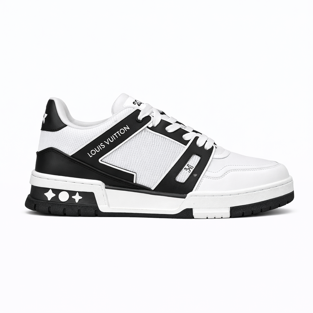 Louis Vuitton trainer black white TOP BATCH UA