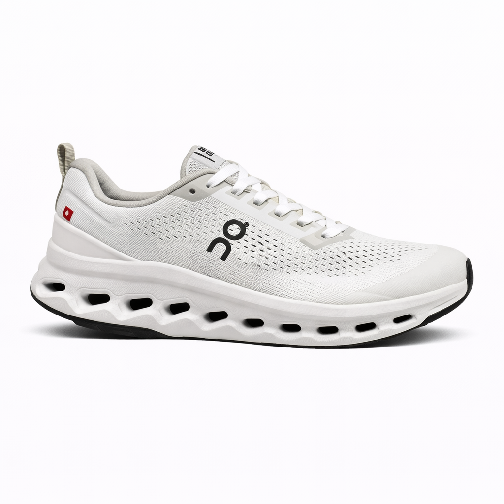 On cloud ON RUNNING Cloudsurfer Trail 2 Frost Truffle TOP BATCH UA