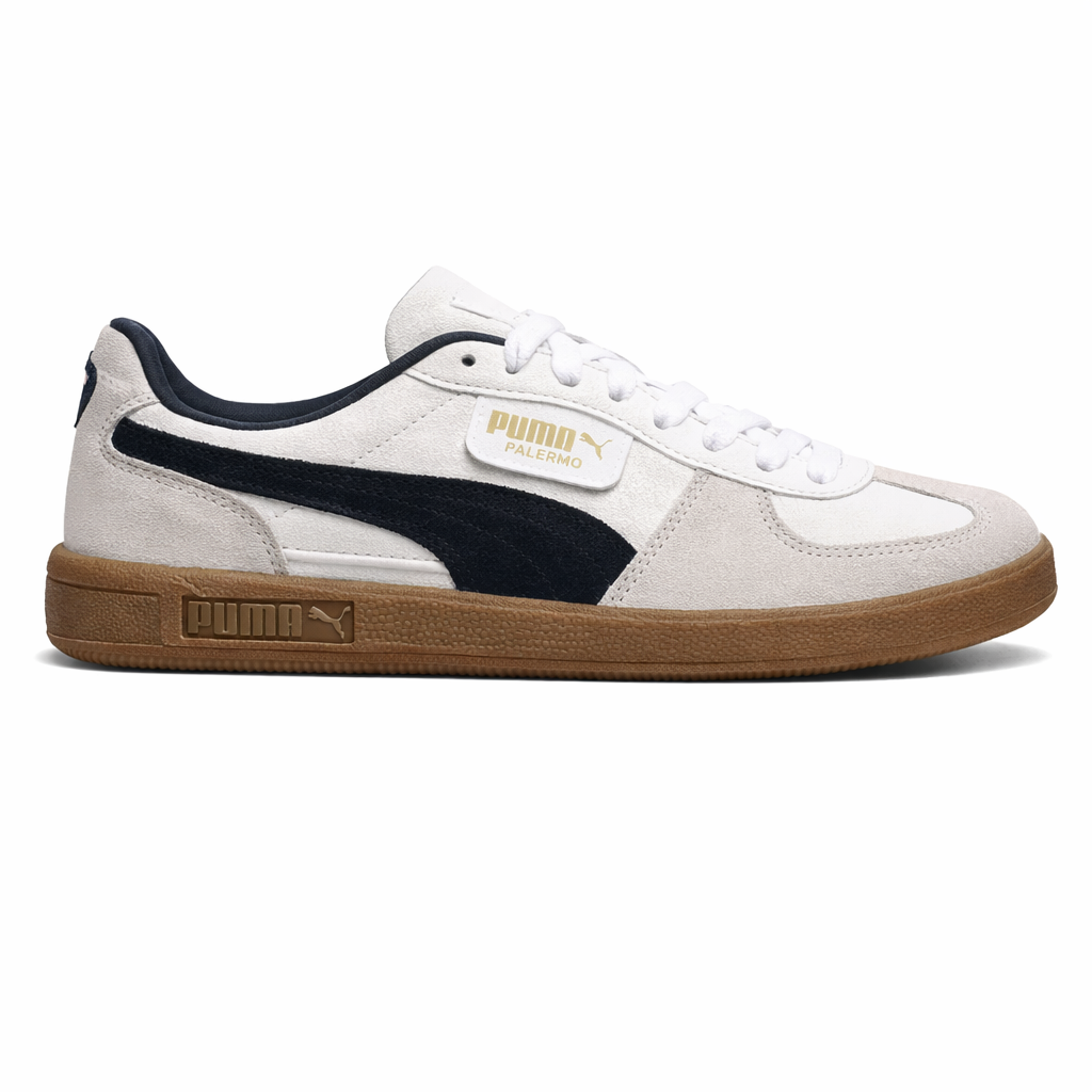 Puma Palermo Leather White Black 992 TOP BATCH UA