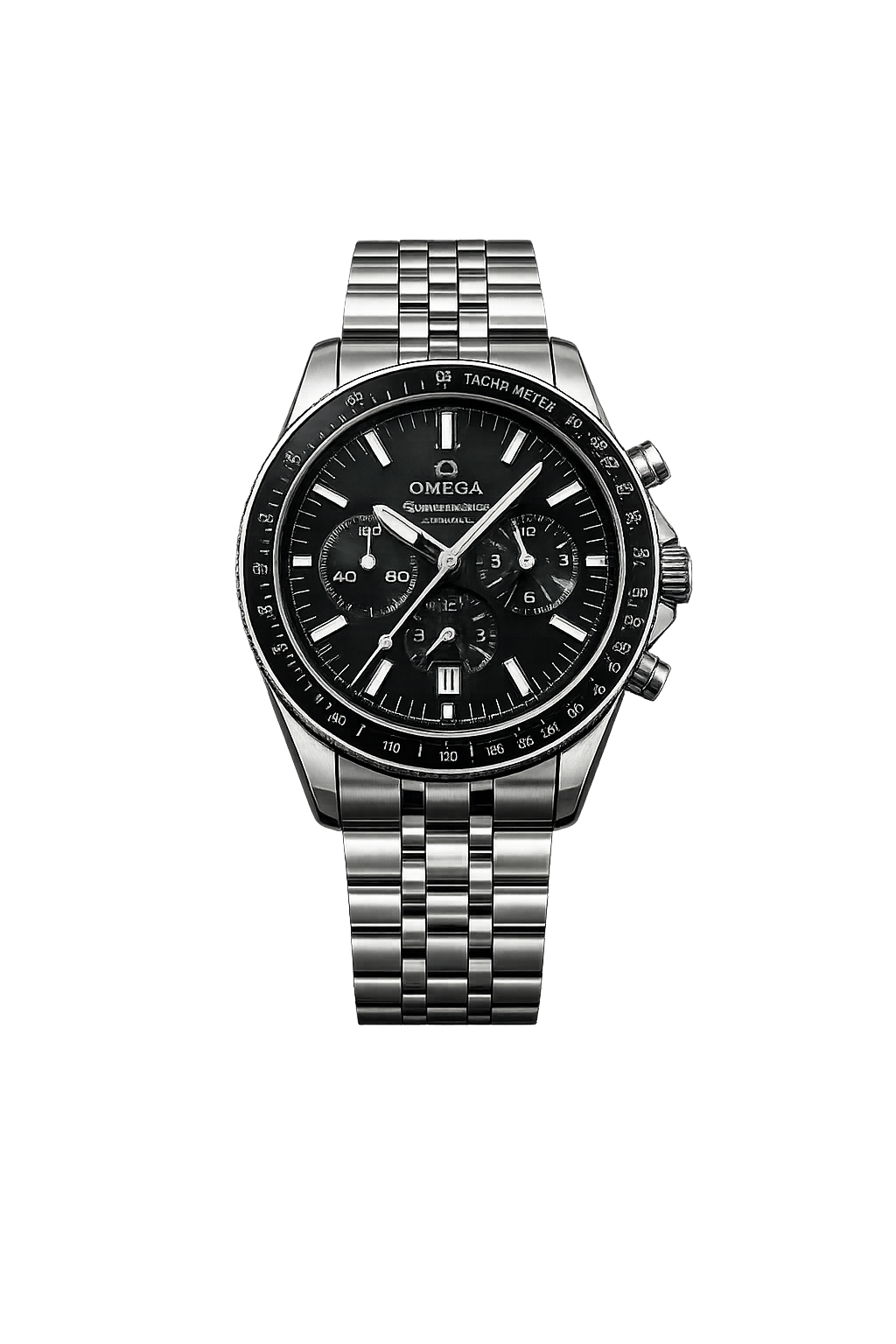 Omega Speedmaster Chronograph Grey Dial Stainless Steel Watch