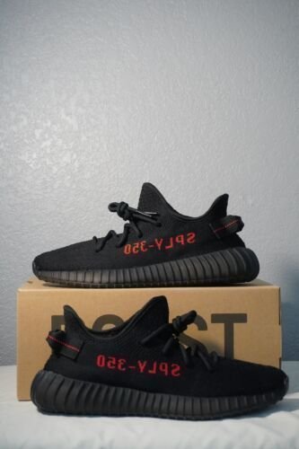 Branded Yezzy Boost 350 v2 Bred - Image 2